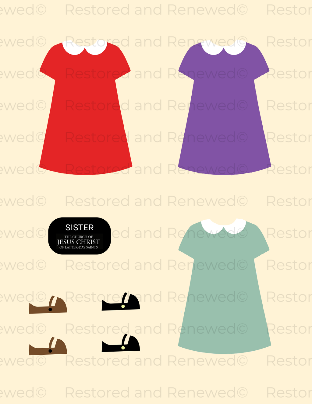 Personalized LDS Missionary Dress-Up Printable for Kids
