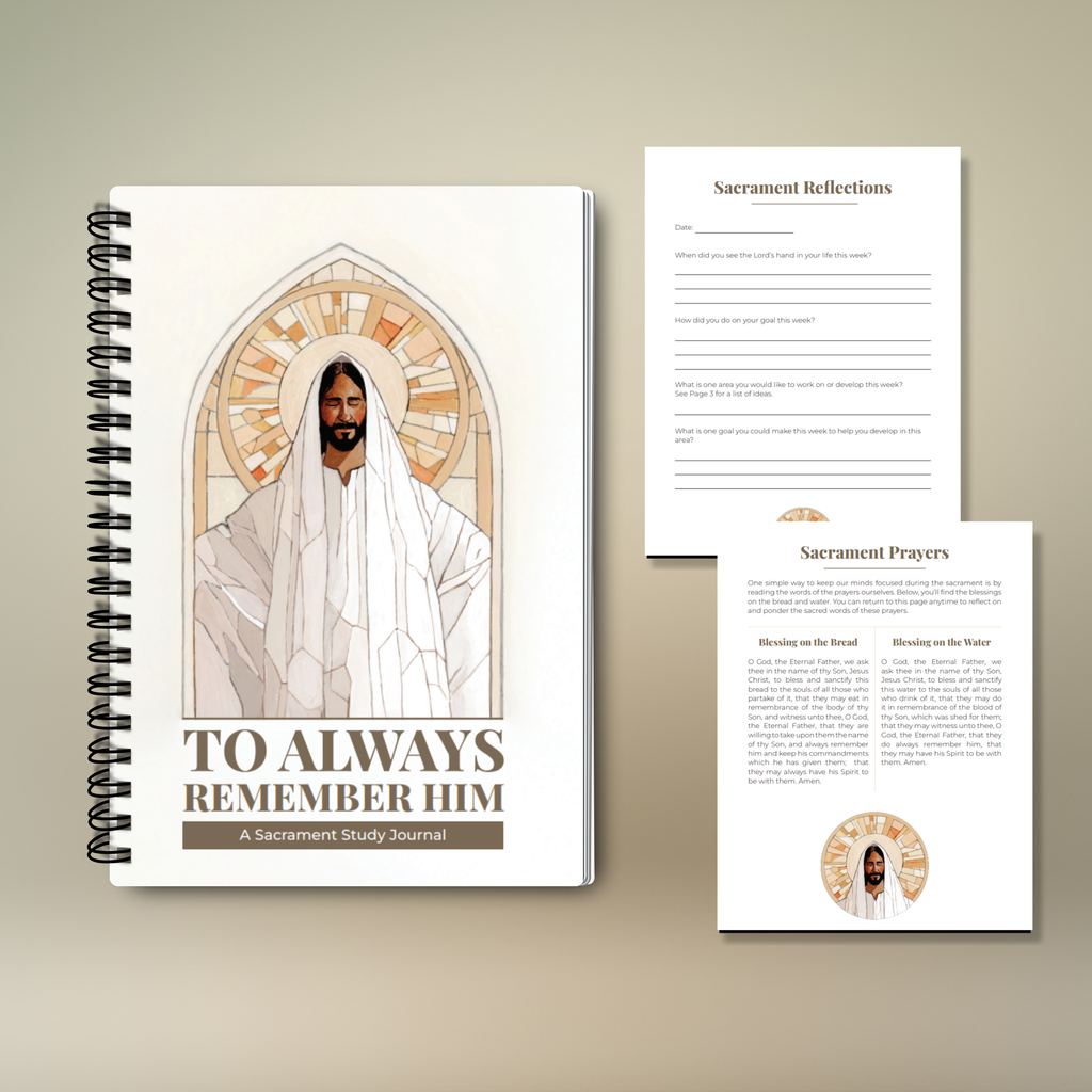 To Always Remember Him: A Sacrament Study Journal + Paige Payne Art