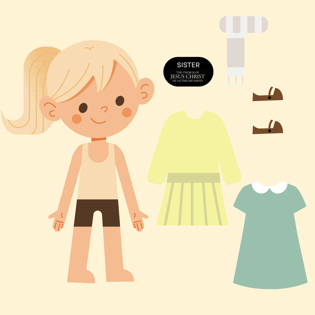 Personalized LDS Missionary Dress-Up Printable for Kids