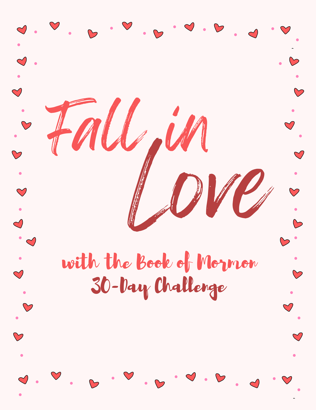 Fall in Love with the Book of Mormon Challenge