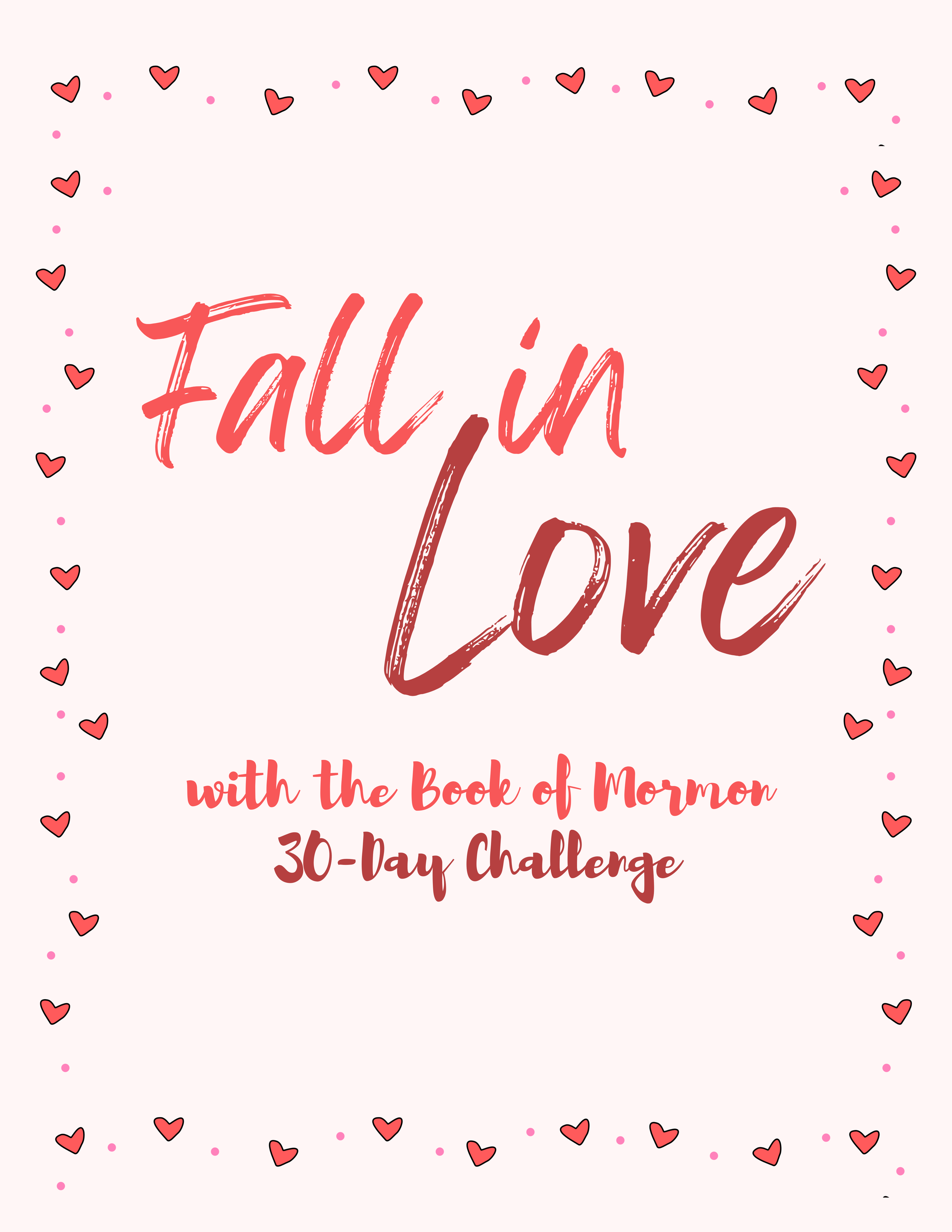 Fall in Love with the Book of Mormon Challenge